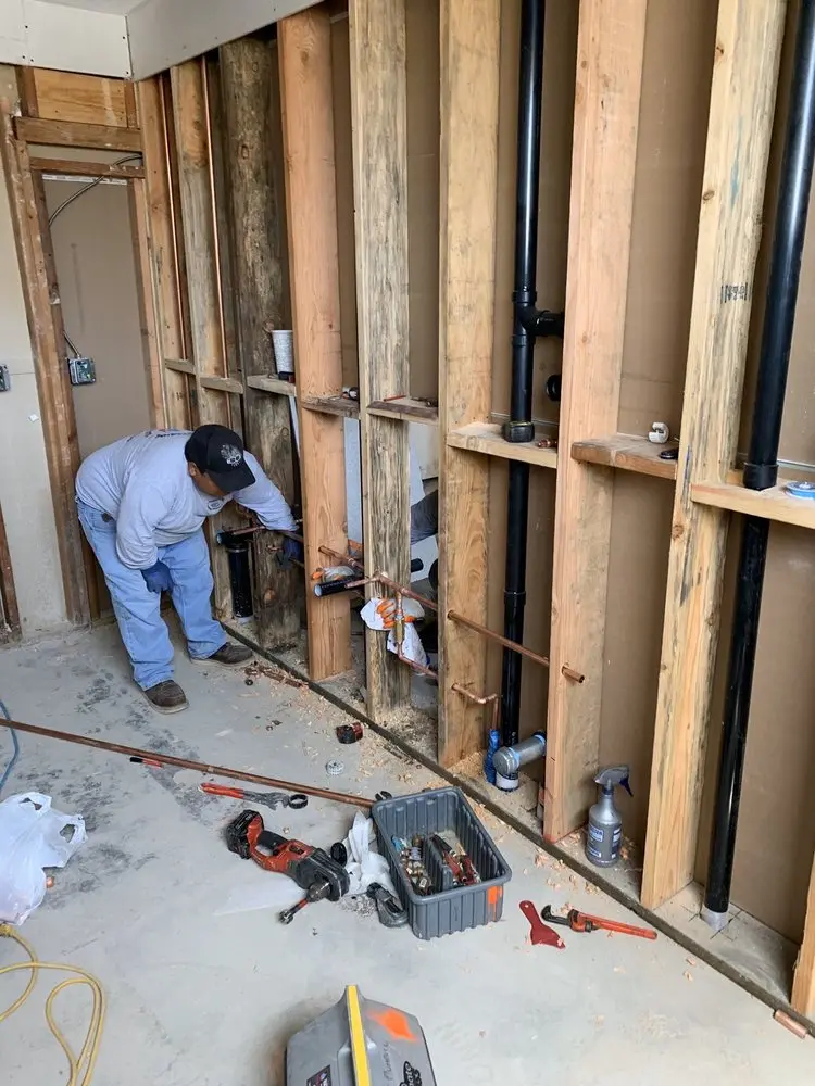 Commercial rough-in plumbing for Commercial Plumbing in North Avondale